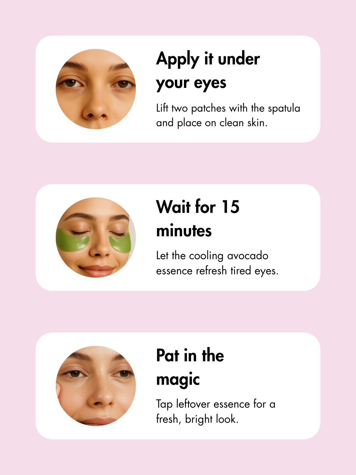 Avocado Brightening Eye Masks
